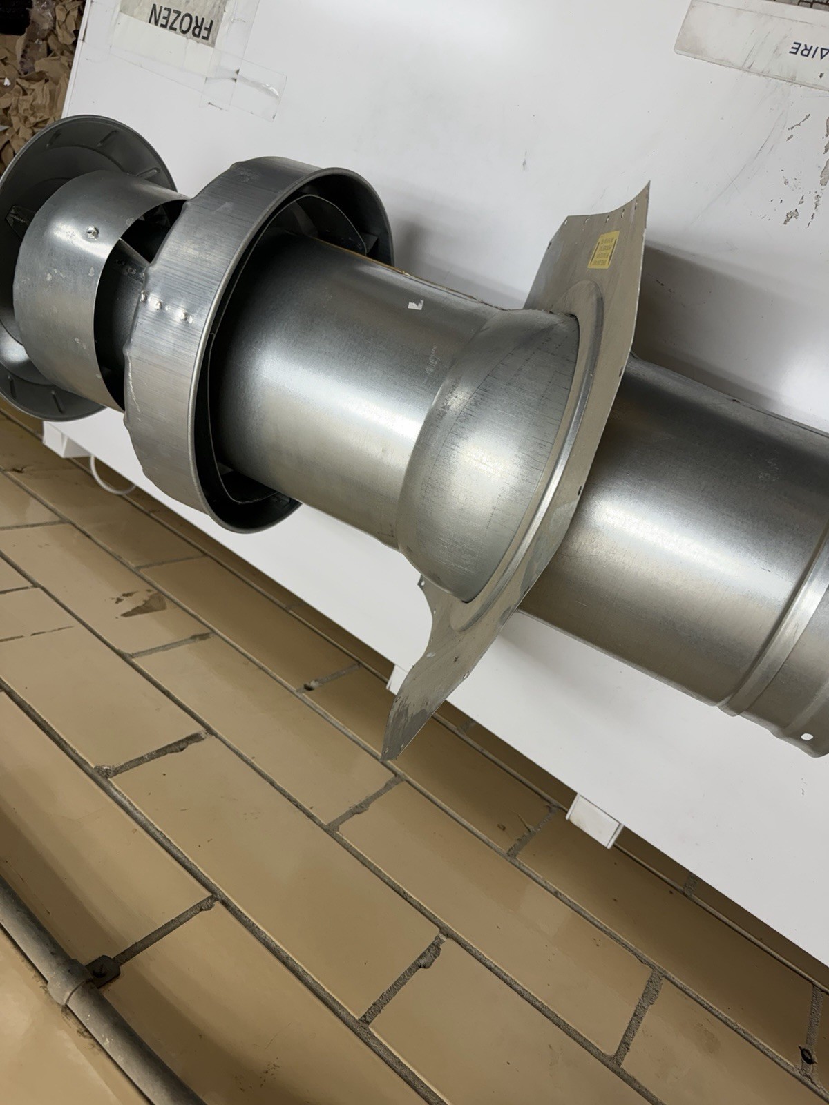 NEW (Slightly Bent As Shown) Roof Jack 91-102” Floor Flange PN: 4000.7121