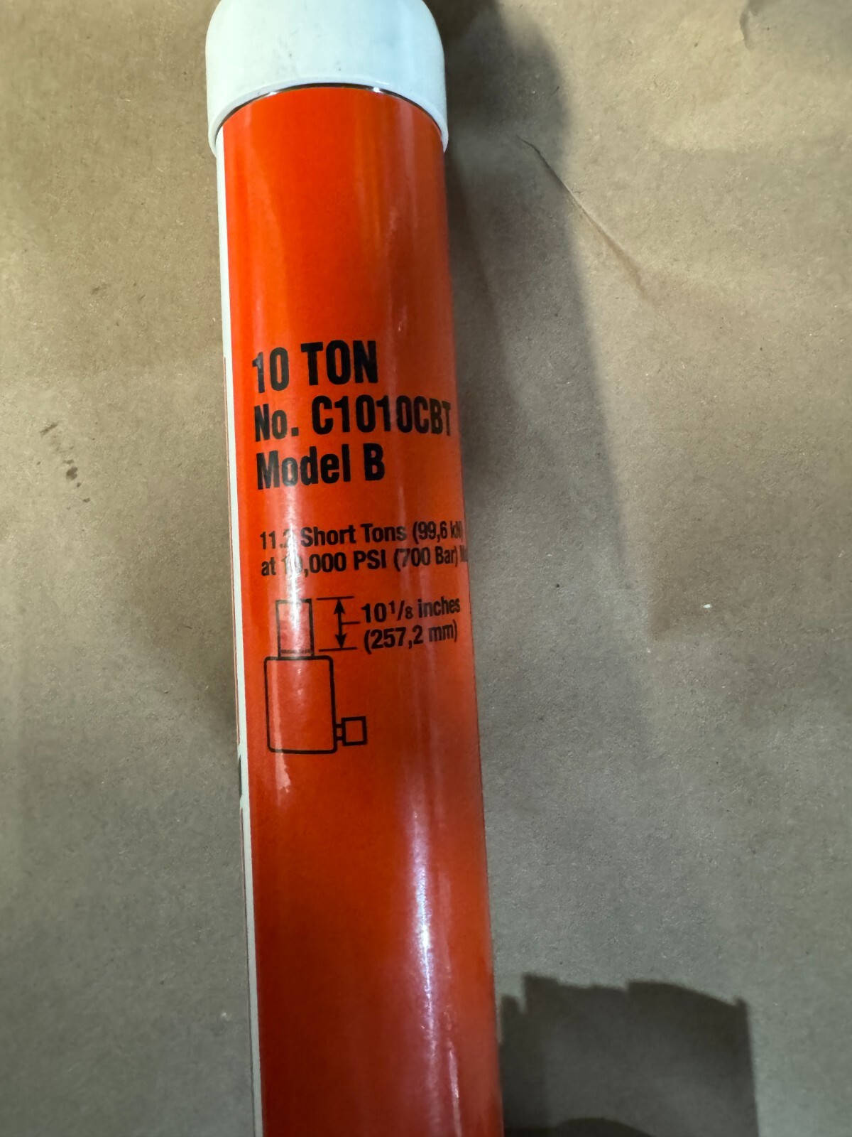 C1010CBT SPX Power Team Cylinder 10 Ton Single Acting 10-1/8″ Stroke HI quality