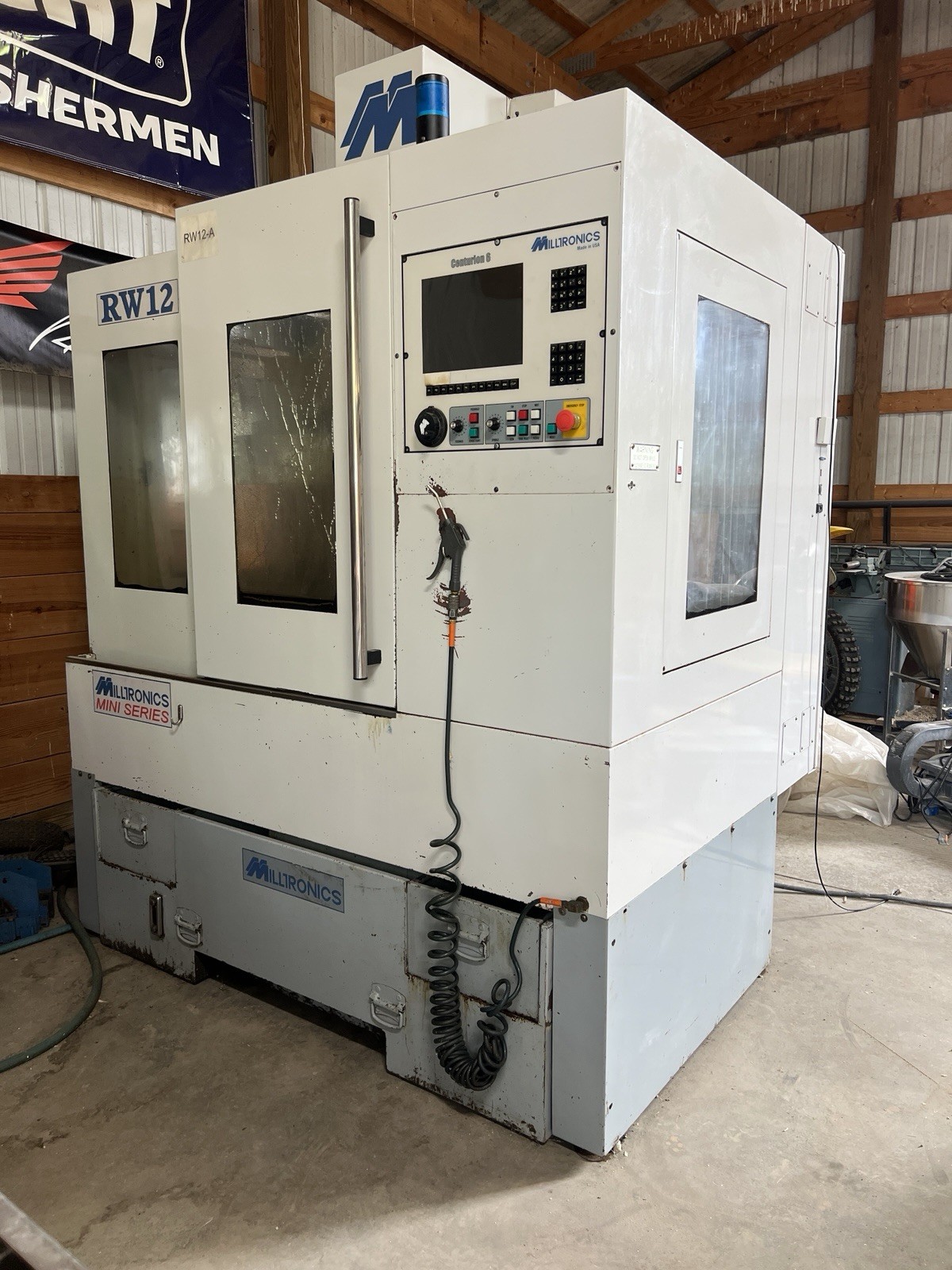 Milltronics Rw12 CNC Milling Machine Cat40 ATC Made In USA 220V 3phase