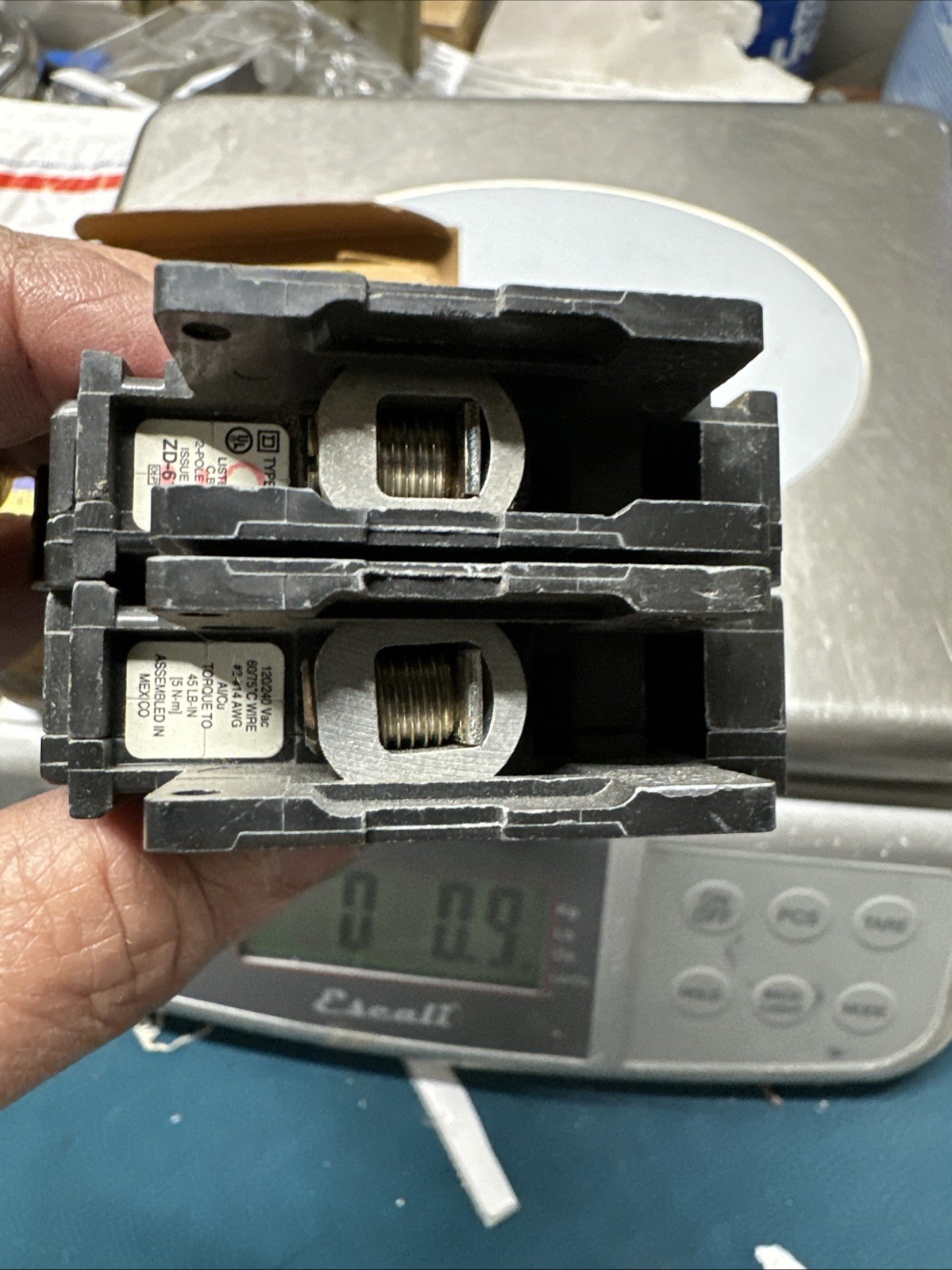 Square D QO210 Circuit Breaker – 10 A, 2 Pole, 120/240 VAC New In Box