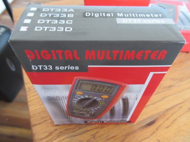 DT33D Multimeter Tester 2000 Counts Digital with DC AC Voltmeter BRAND NEW