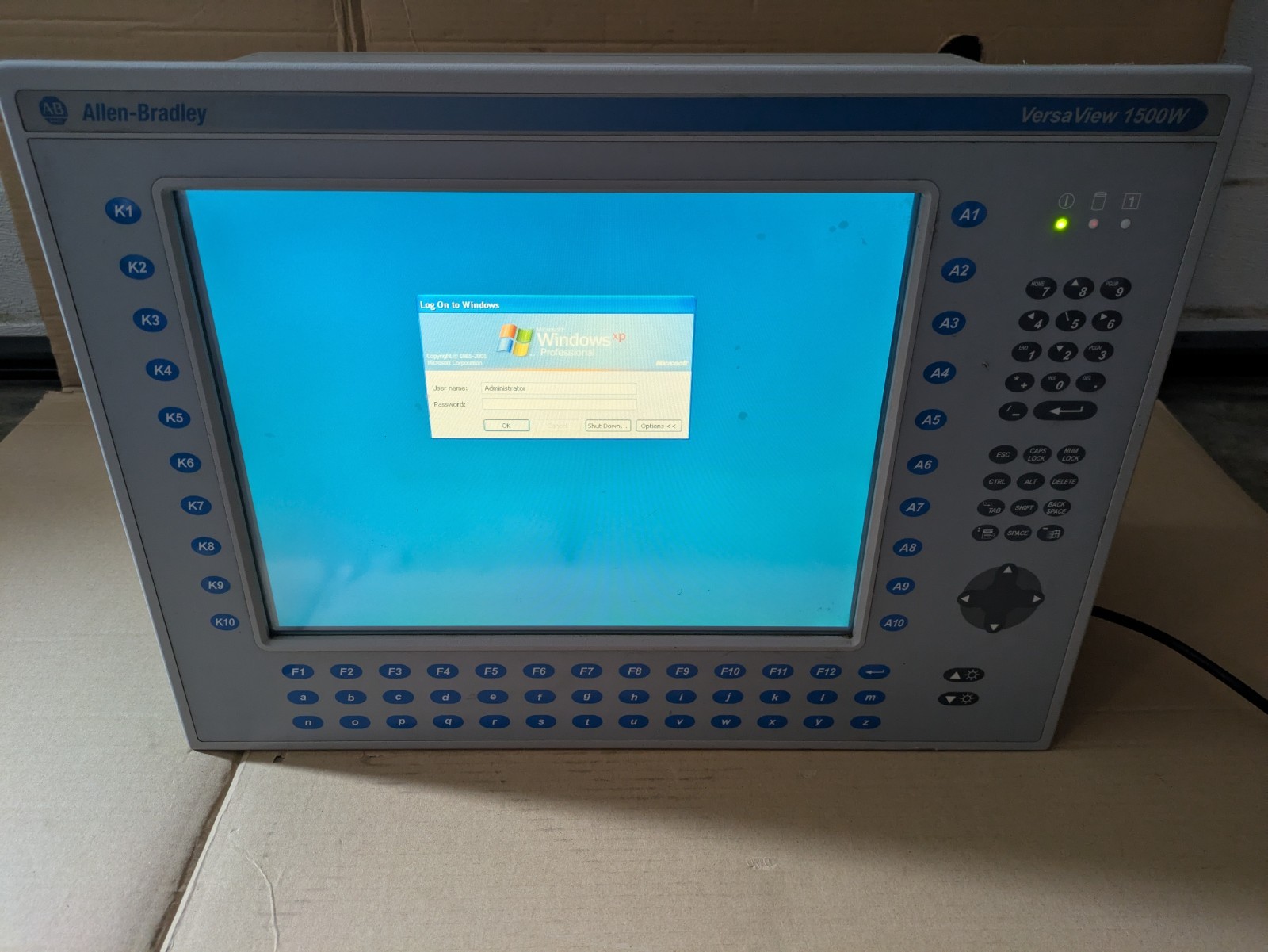 ALLEN BRADLEY VersaView 1500w 6180W-15BPXPH Works Please Read!! Windows XP
