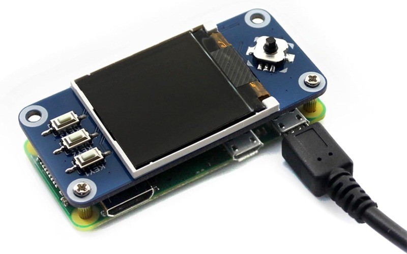 Raspberry Pi 5 4B 3B+ 2B + Zero W Zero 2 W Pico Pico 2W 1.44 Inch LCD Display