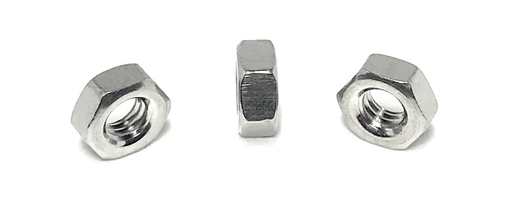 (100) M4-0.7 Stainless Steel DIN934 Metric Finished Hex Nut 4mmx0.7mm QTY:100