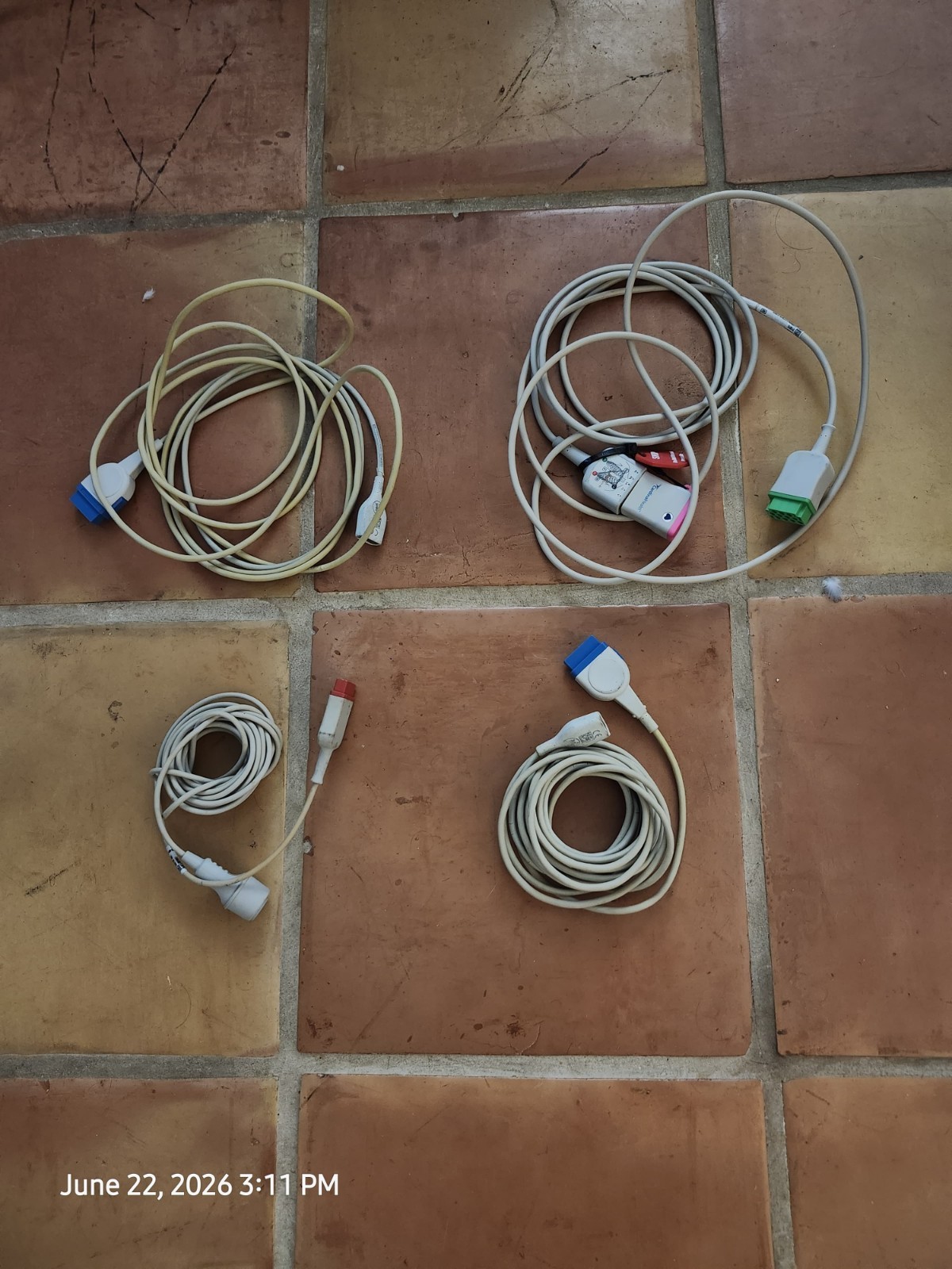 GE Dash 4000 Cables (4)
