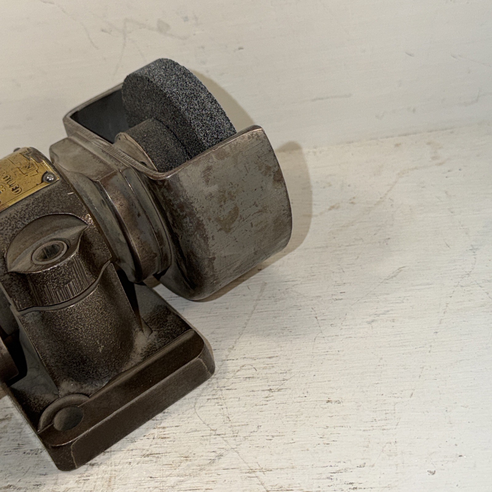 Vintage NORTON #1 DIAMOND WHEEL BRAKE TRUING DRESSER DIAMOND WHEEL BRAKE