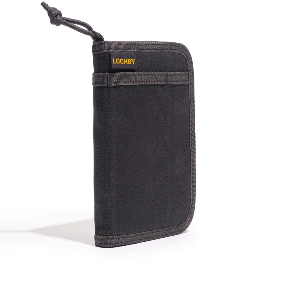 LOCHBY Pocket Journal Bumblebee Notebook Cover | Water Resistant Waxed Canvas