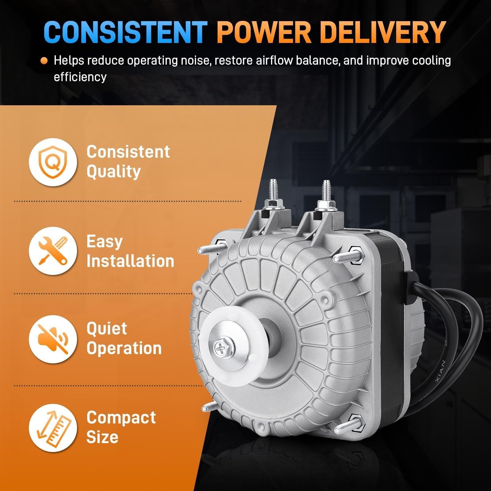 YZF10-20 Fan Motor AC Shaded Pole Condenser For Atosa Avantco 120V 60HZ 1550rpm