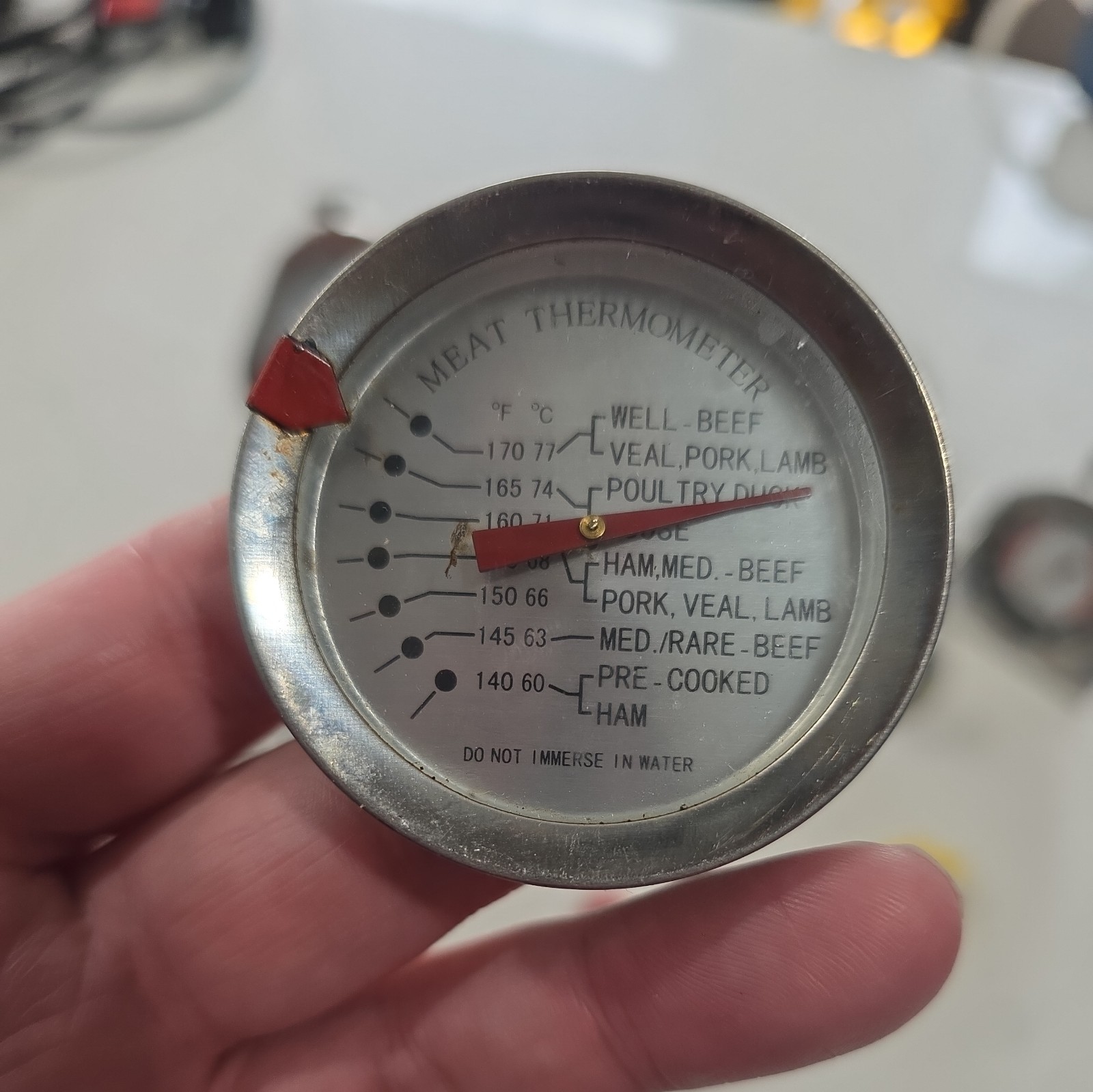LOT OF 9 RESTAURANT THERMOMETERS – LISTED AS UNTESTED