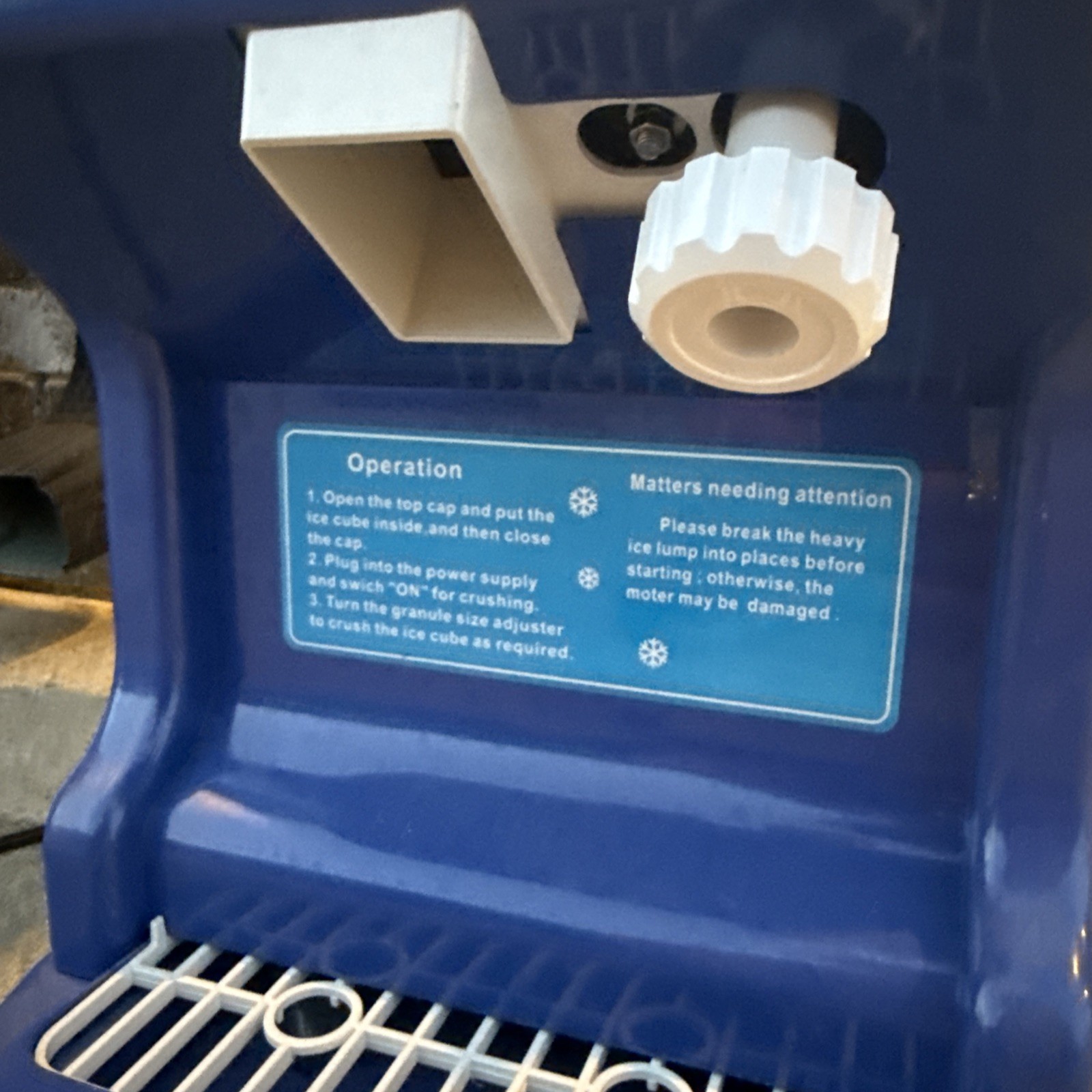 Vevor BY-188 Commercial Snow Cone Machine