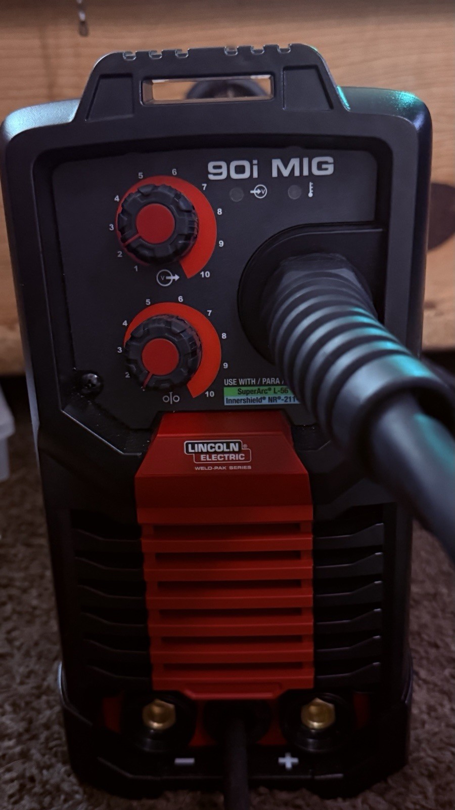 Lincoln Electric K5256-1 WELD-PAK 90i MIG&Flux-Cored Wire Welder *MISSING PIECES
