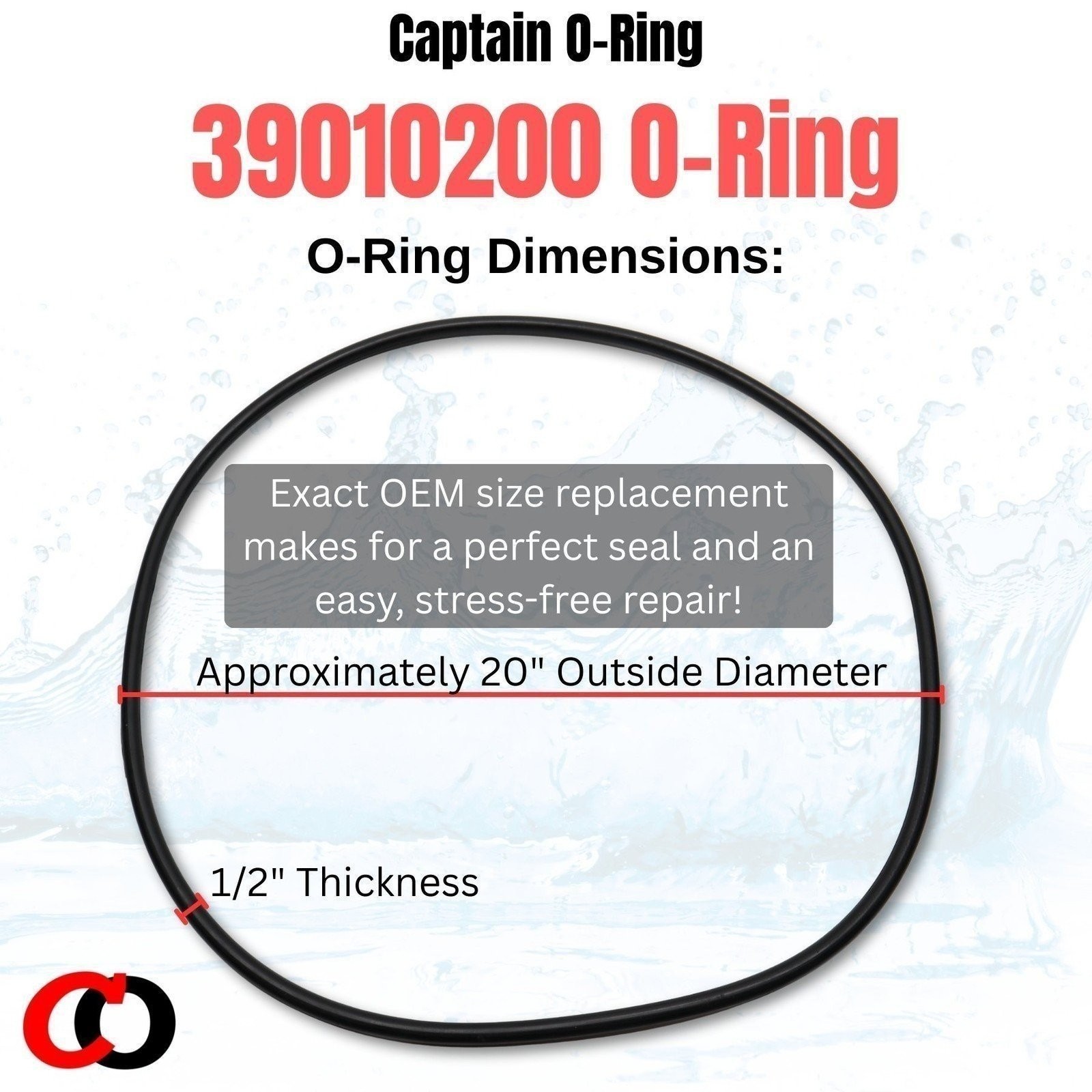 39010200 O-497 O-Ring for Pentair Clean Clear Plus 320/420/520 FNS 24/36/48/90