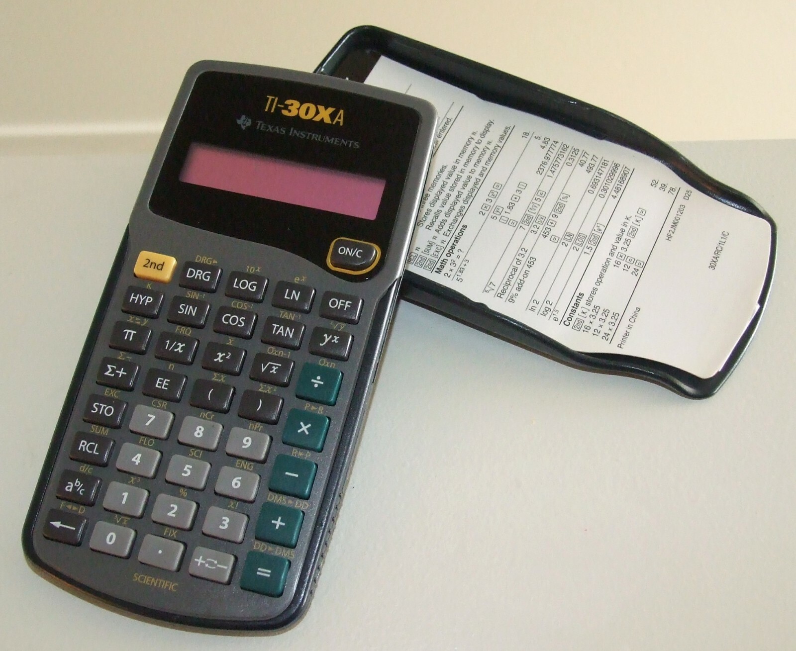 Texas Instruments TI-30XA Handheld Scientific Calculator