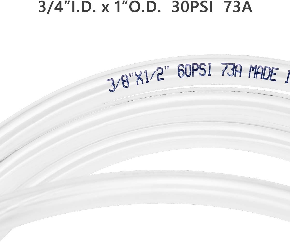 Flexible 5ft Vinyl Hose 3/4″ ID – Durable UV & Chemical Resistant Tubing