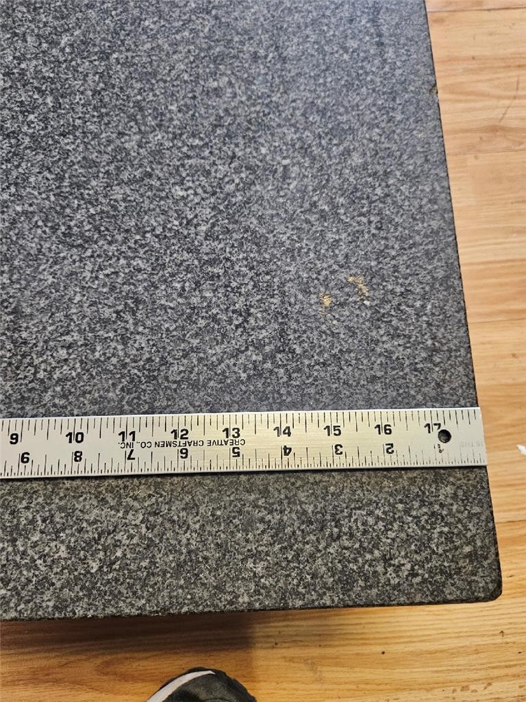 TRU-STONE GRANITE INSPECTION SURFACE PLATES 24X18X4 GRADE A 2″ LIP 24X14X2.25