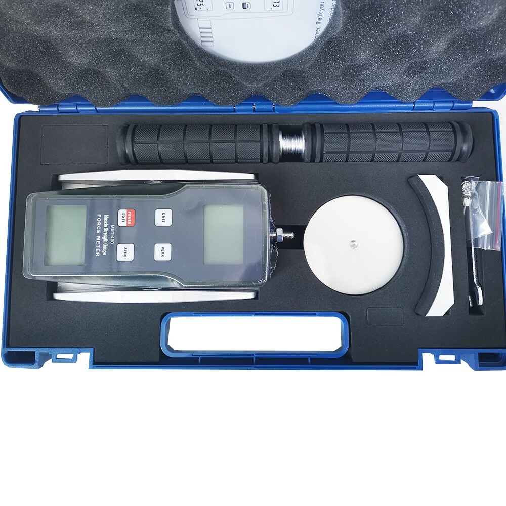 Digital Muscle Strength Tester Gauge with Accuracy±0.5%FS ±1Digit LCD Backlight
