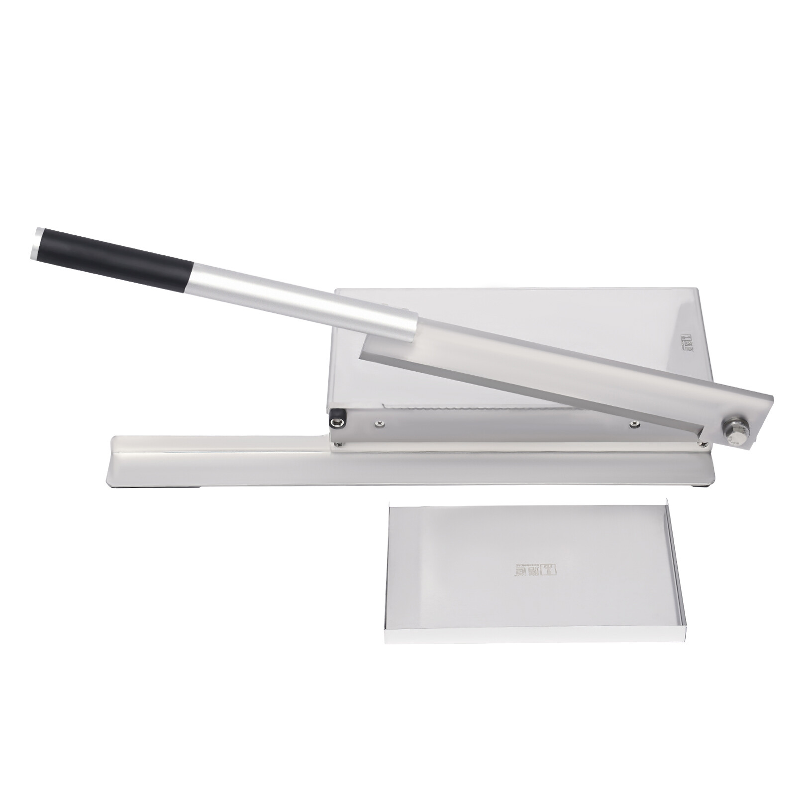 Stainless Steel Guillotine Bone Cutter 36cm Blade 1cm Thick Extended Handle