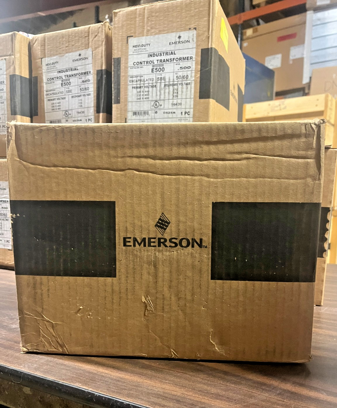 New NIB Emerson SBE E500 50/60HZ Industrial Control Transformer Sola Hevi Duty