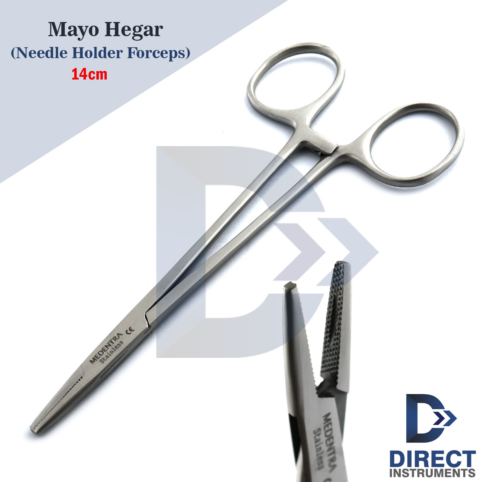 MEDENTRA Surgical Needle Holder Dental Clamp Forceps Suturing Orthodontic Driver