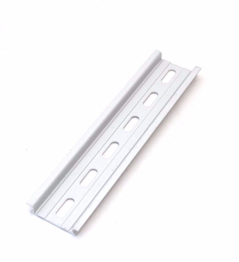 20 Pieces DIN Rail Slotted Aluminum RoHS 6 Inches Long 35mm 7.5mm 10 Feet Total