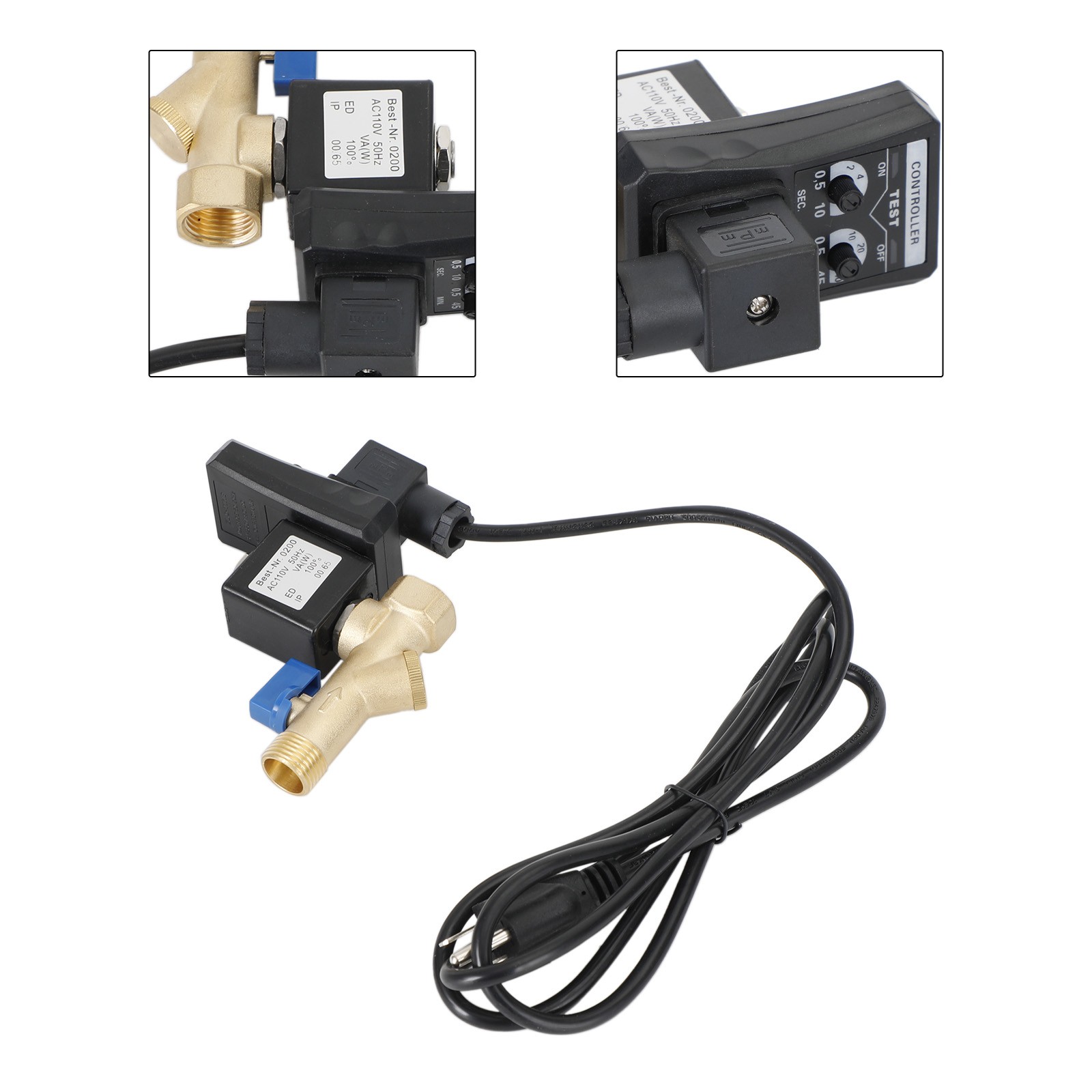 AC110V 1/2″ Automatic Electronic Timed Air Compressor Auto Drain Valve