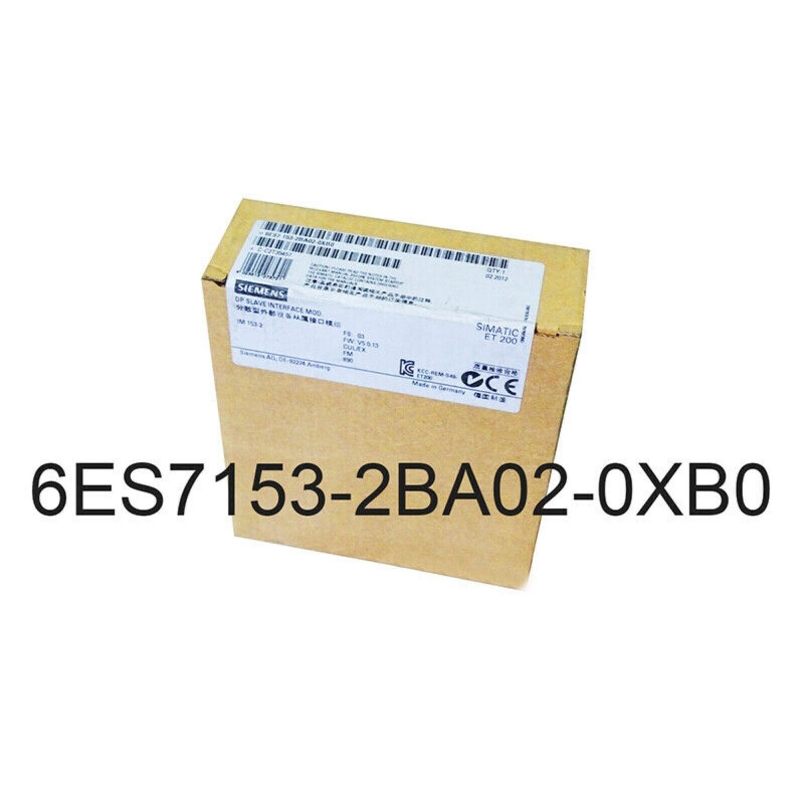 New Siemens 6ES7 153-2BA02-0XB0 6ES7153-2BA02-0XB0 SIMATIC DP ET 200M