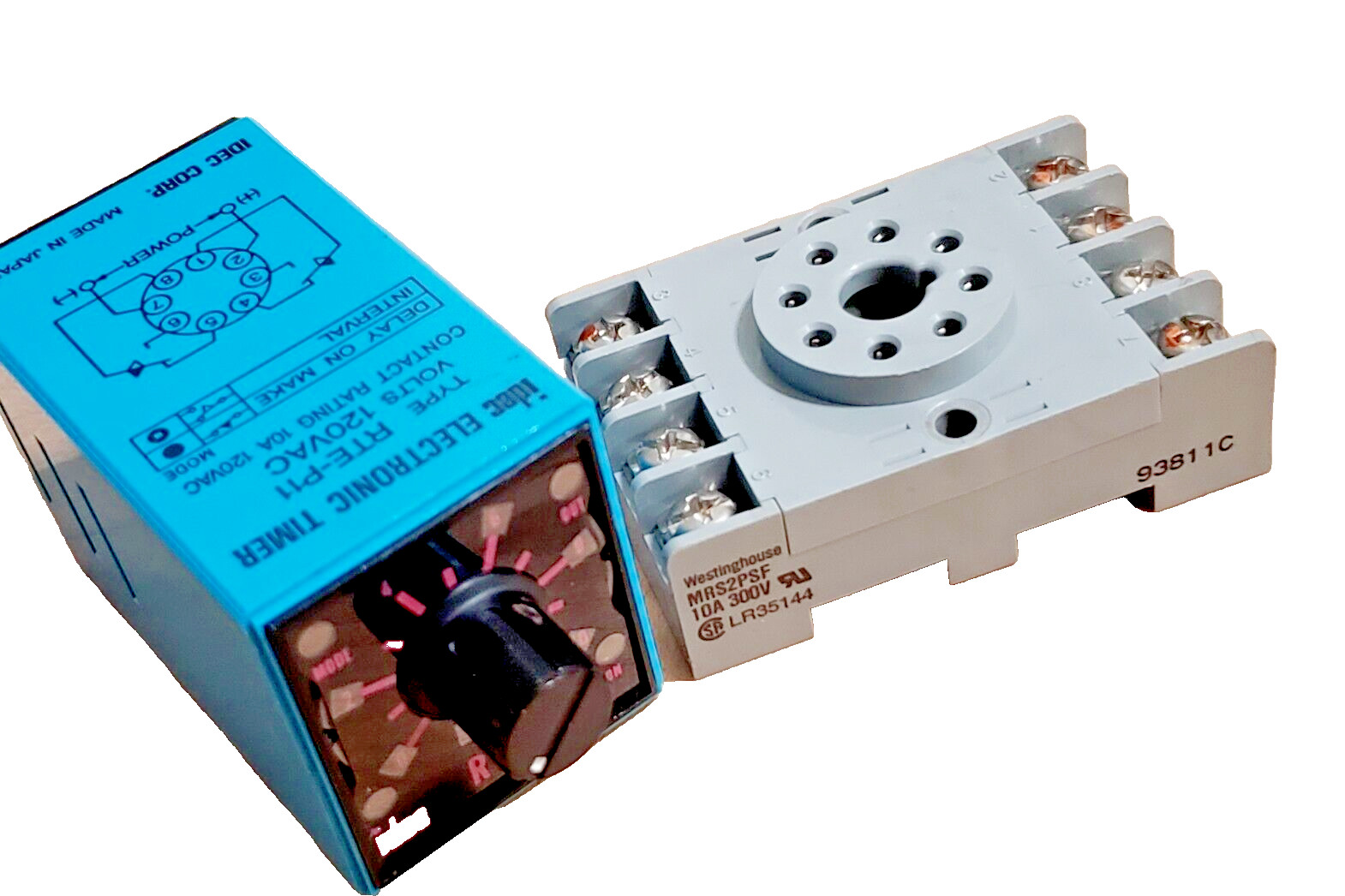 IDEC RTE-P11 / RTEP11 ANALOG ELECTRONIC TIMER 120V RELAY