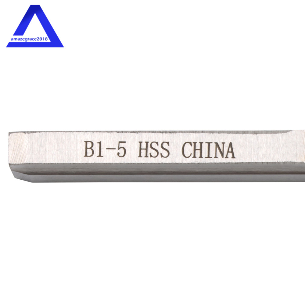 High Speed Steel 5mm B Push Type Metric Size Keyway Broach & Shim Cutting Tool