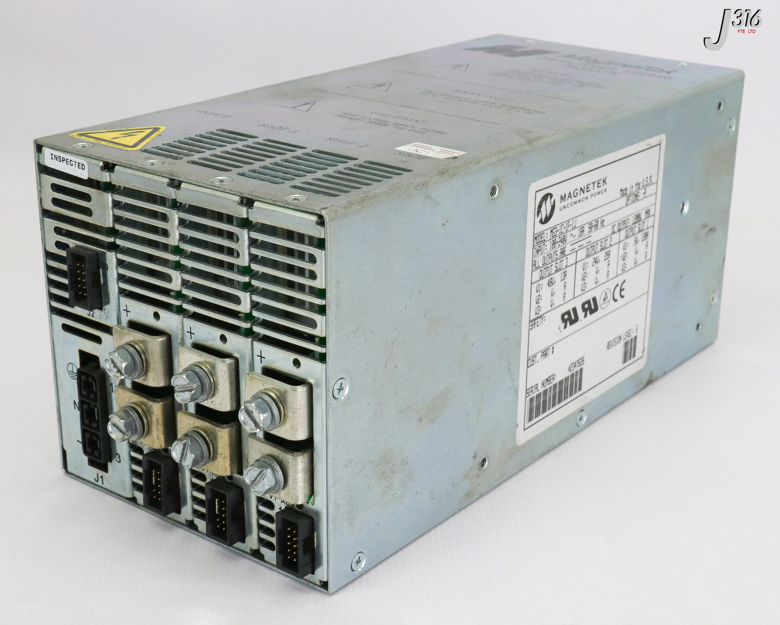16596 MAGNETEK OMEGA POWER SYSS PS INPUT 100-240V 18A 50-60Hz MG3-1C-1F-1J