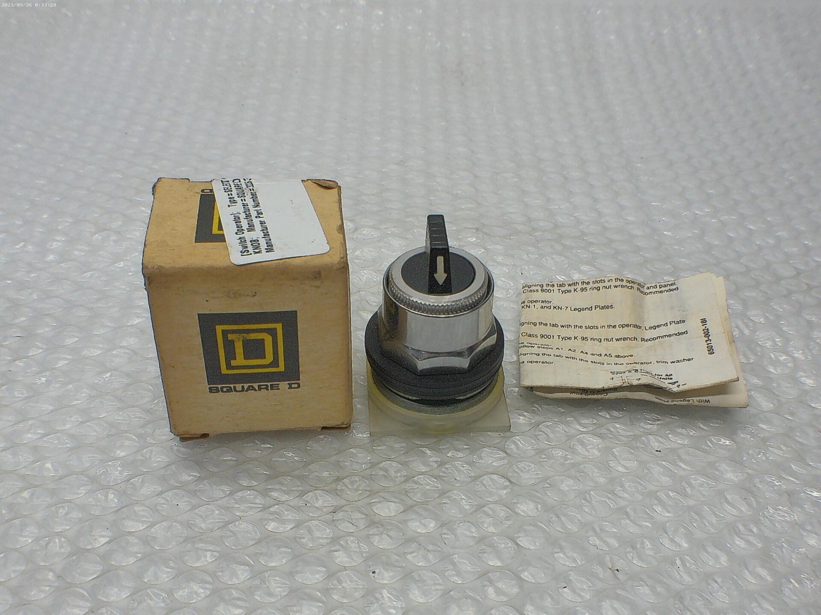 SQUARE D 9001 K-95 KNOB NSMP