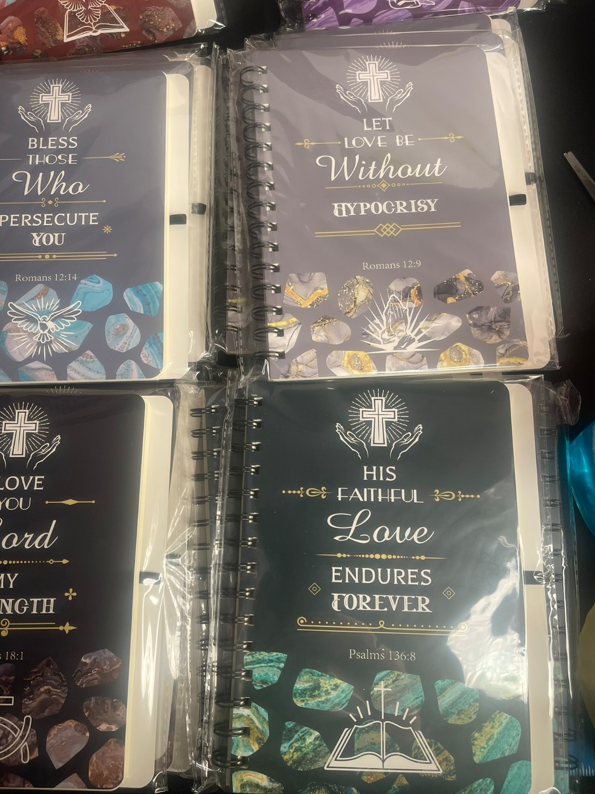 Pick&Choose Christian Inspirational Bible Verse Spiral Journals Lined Notebooks