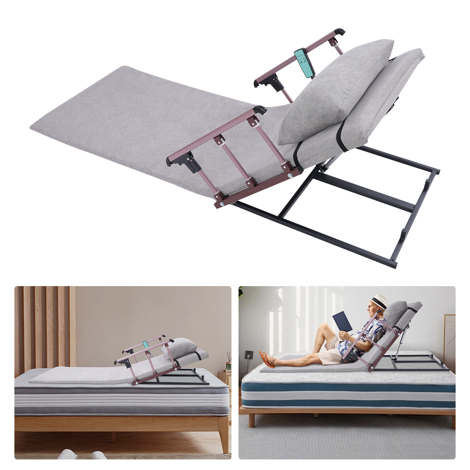 Electric Lifting Bed Backrest Elderly Adjustable Back Rest ed Sitting Backrest