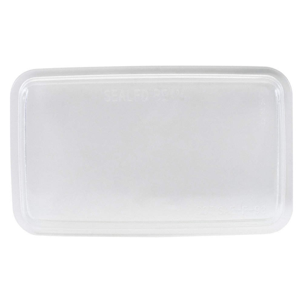 GROTE 09681 Lens,Rectangular,Clear 2CVJ8