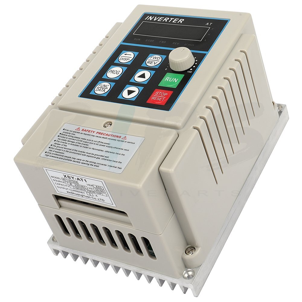 1HP 220V 0.75kw Variable Frequency Drive VFD Single to 3 Phase Speed Control