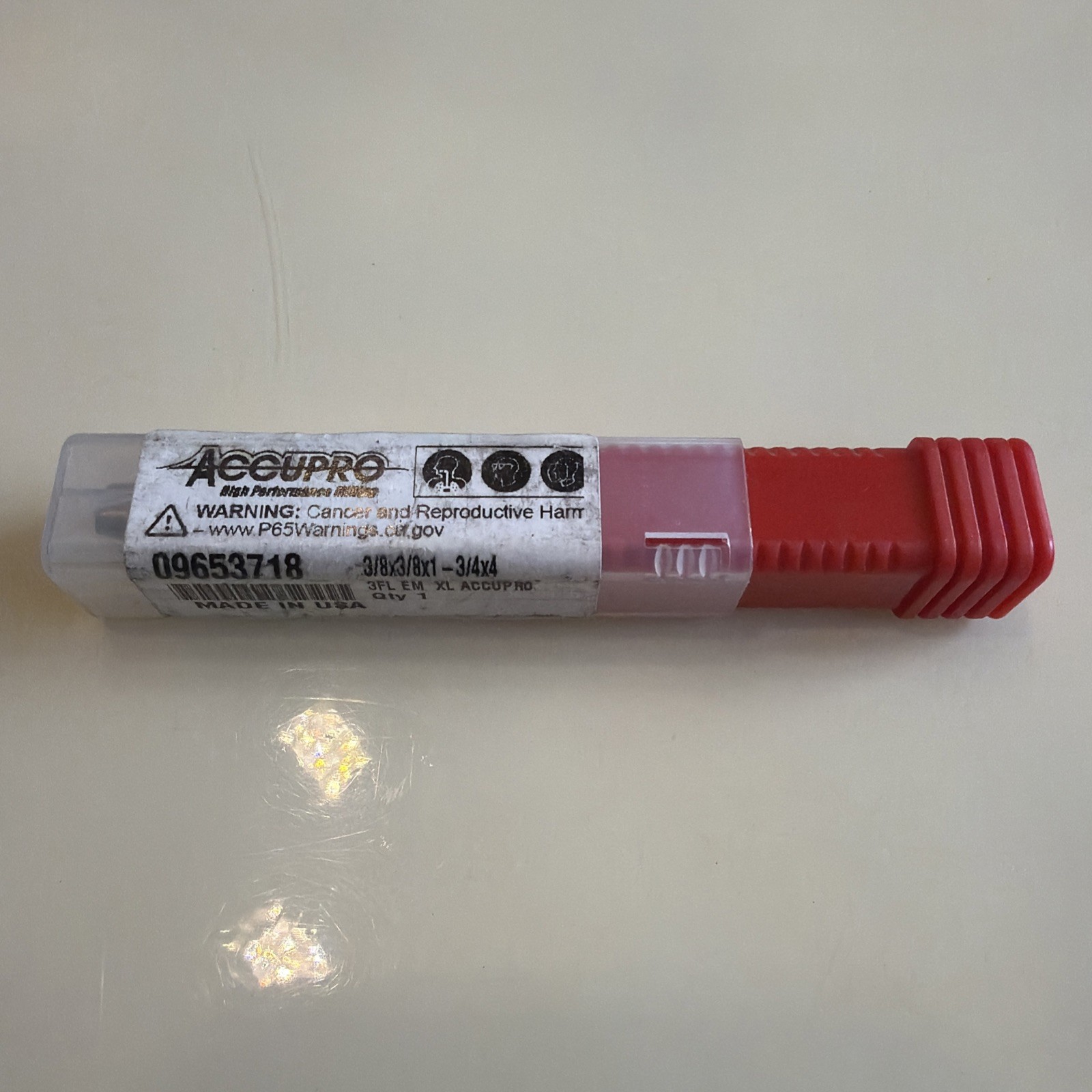 Accupro 09653718 3/8×3/8×1-3/4×4