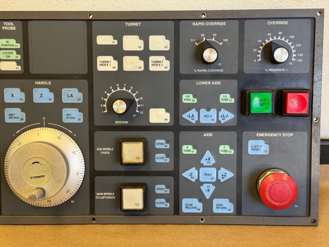 MEMTRON 35-12-169 35-12-169A 33594 OPERATOR PANEL, FROM HARDINGE CONQUEST T42SP