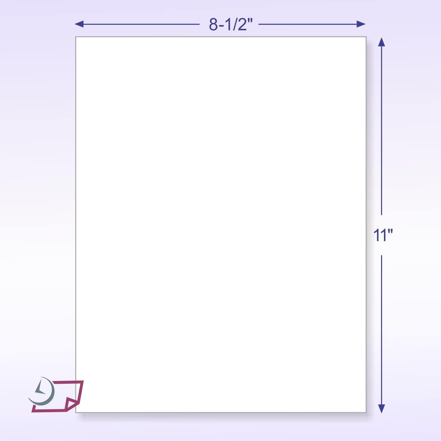 – Pack of 500 Sheets 8-1/2″ X 11″ Letter Size CFB NCR (Carbon-Less) Paper, for L