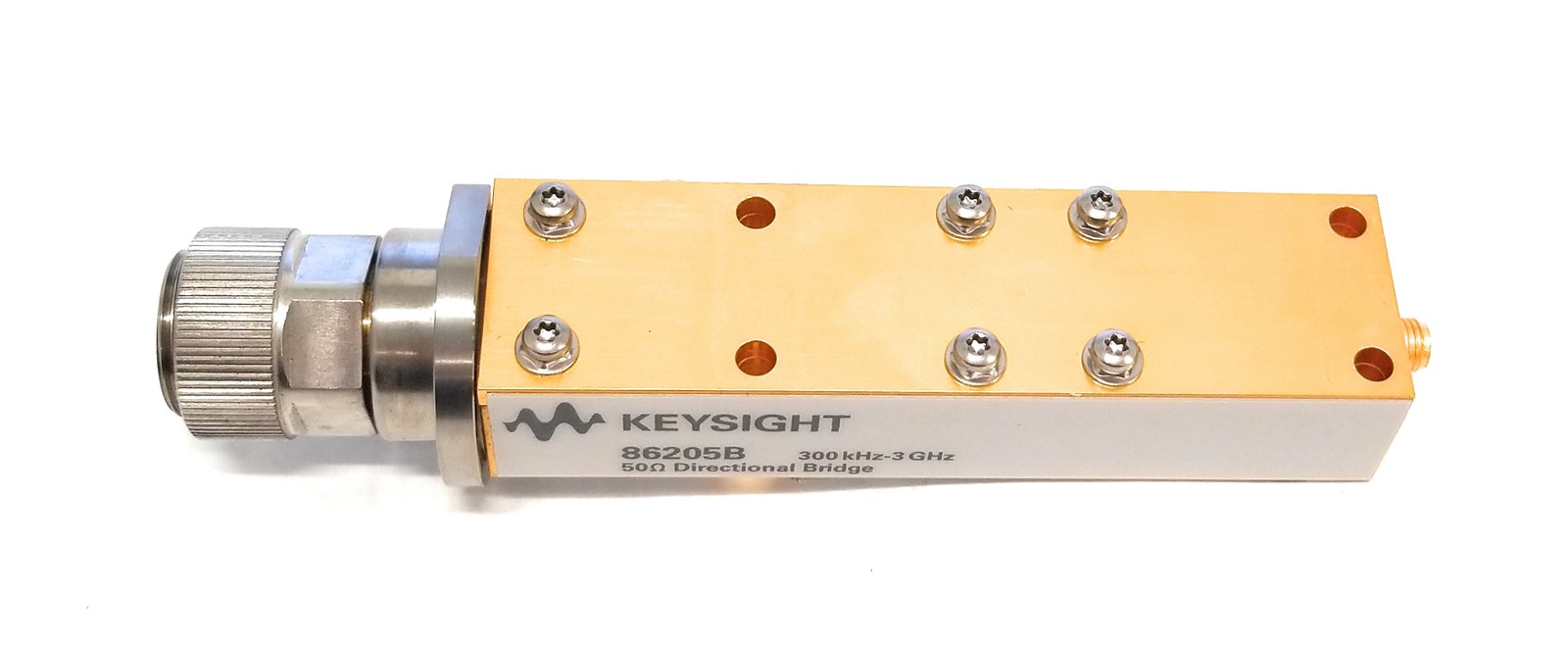 Keysight Agilent 86205B Directional Bridge 300kHz–3GHz 50Ohm RF Coupler