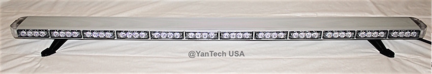 60” Amber LED Light Bar Tow Truck Roll Back Police w/ CARGO & BRAKE/TURN SIGNAL