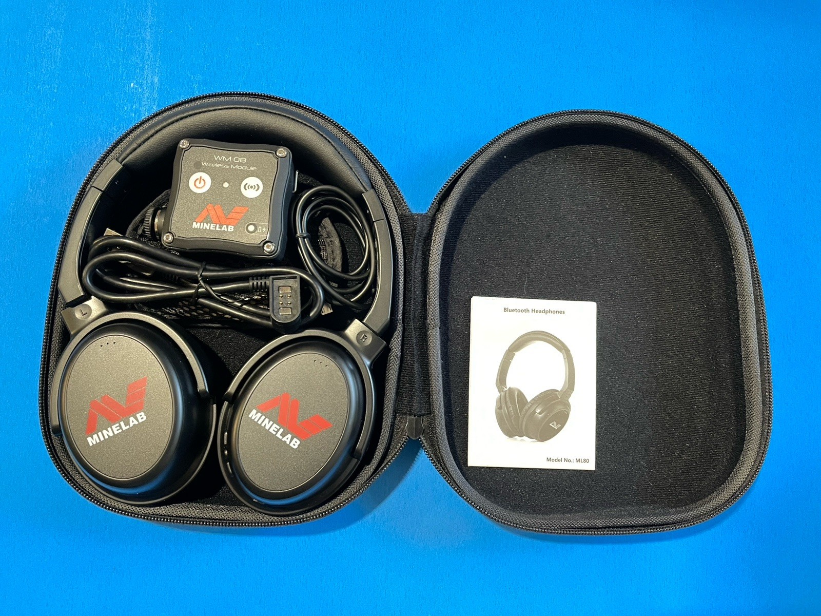 Minelab ML85 Wireless Headphones Module WM 08 for Metal Detector