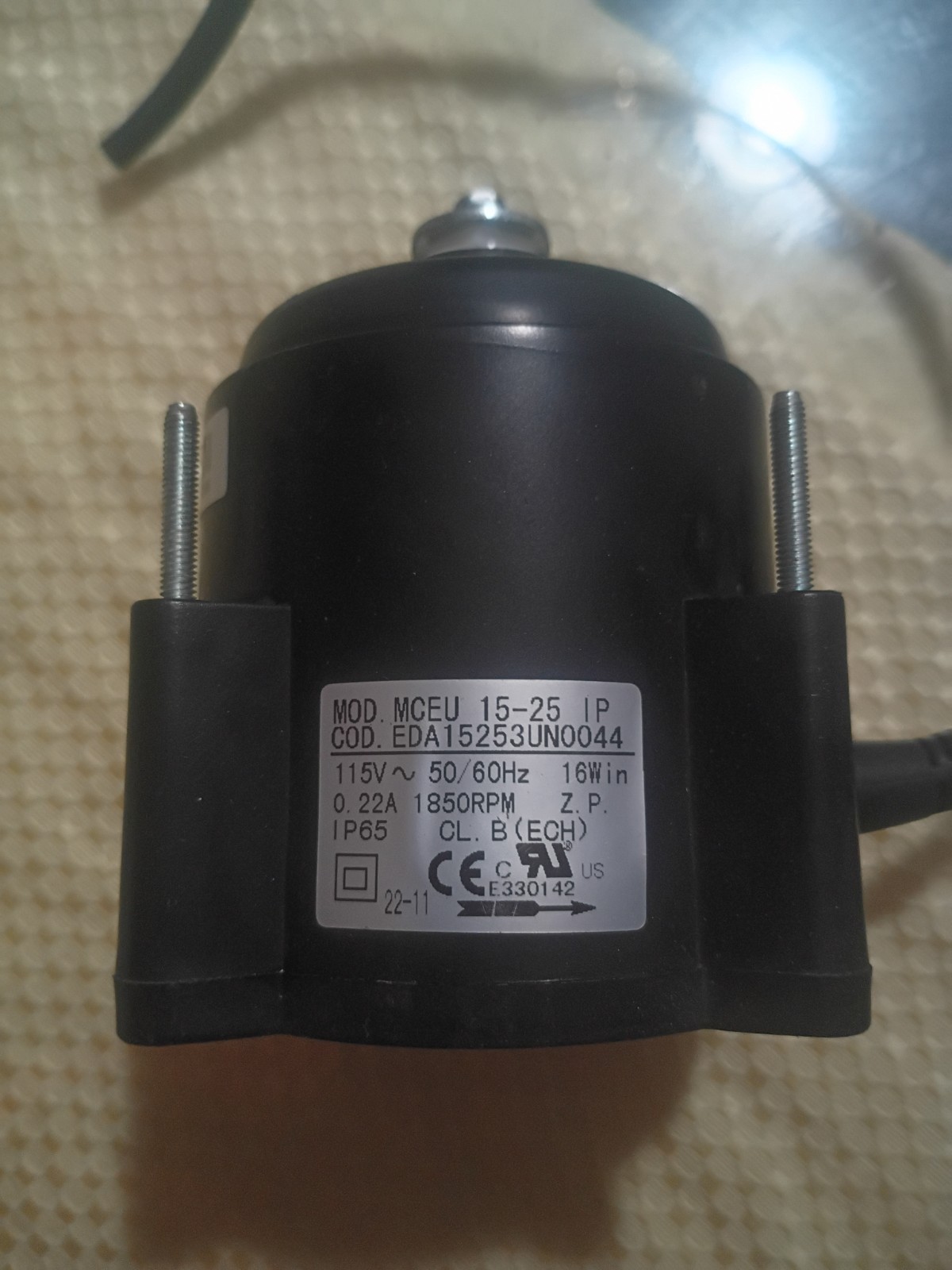 Elco Ec-He-0176 Oem Replacement Motor For Hill Phoenix: MCEU 15-25IP