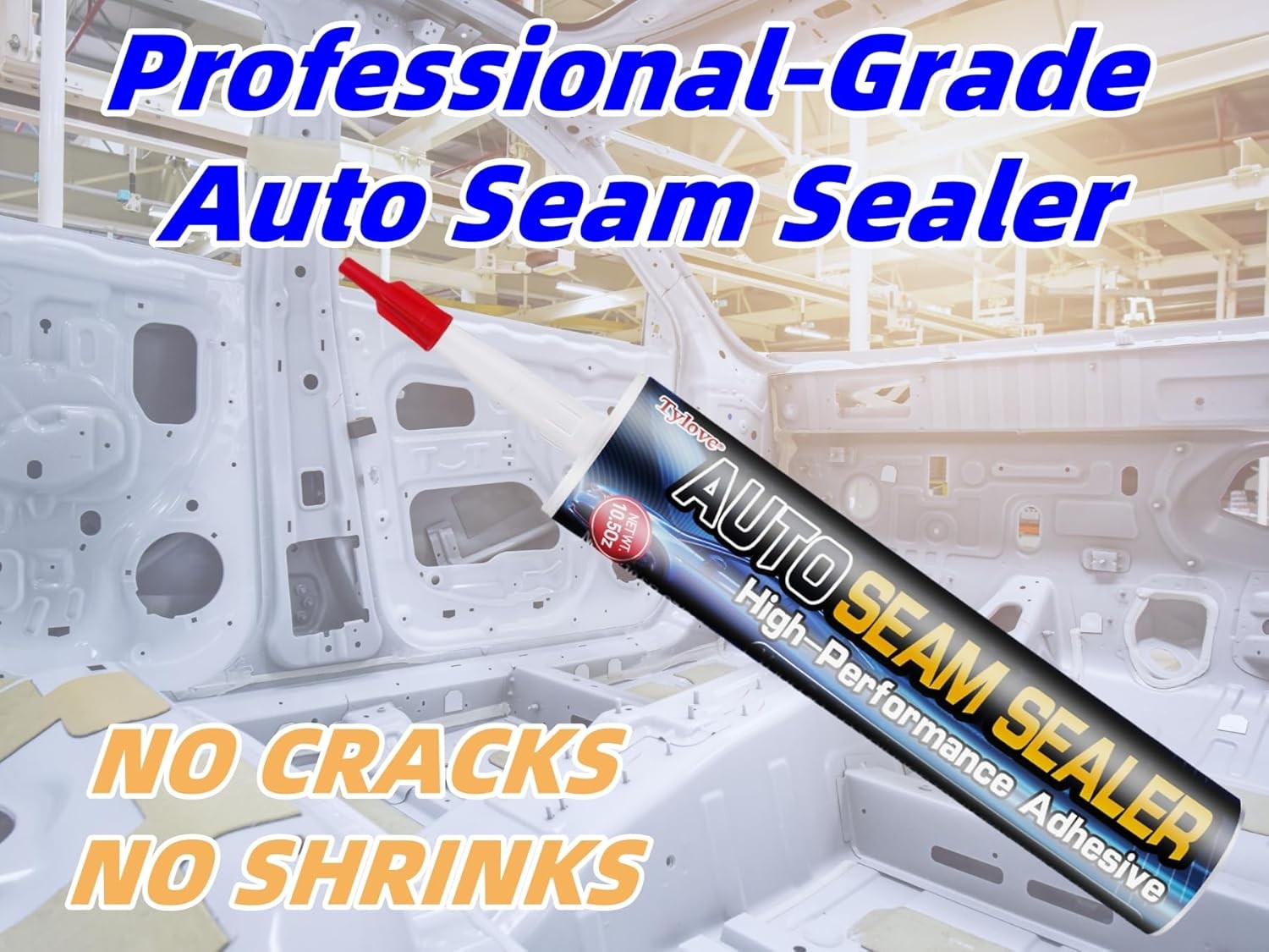 Automotive Seam Sealer Waterproof Paintable Adhesive for RV Truck Marine White