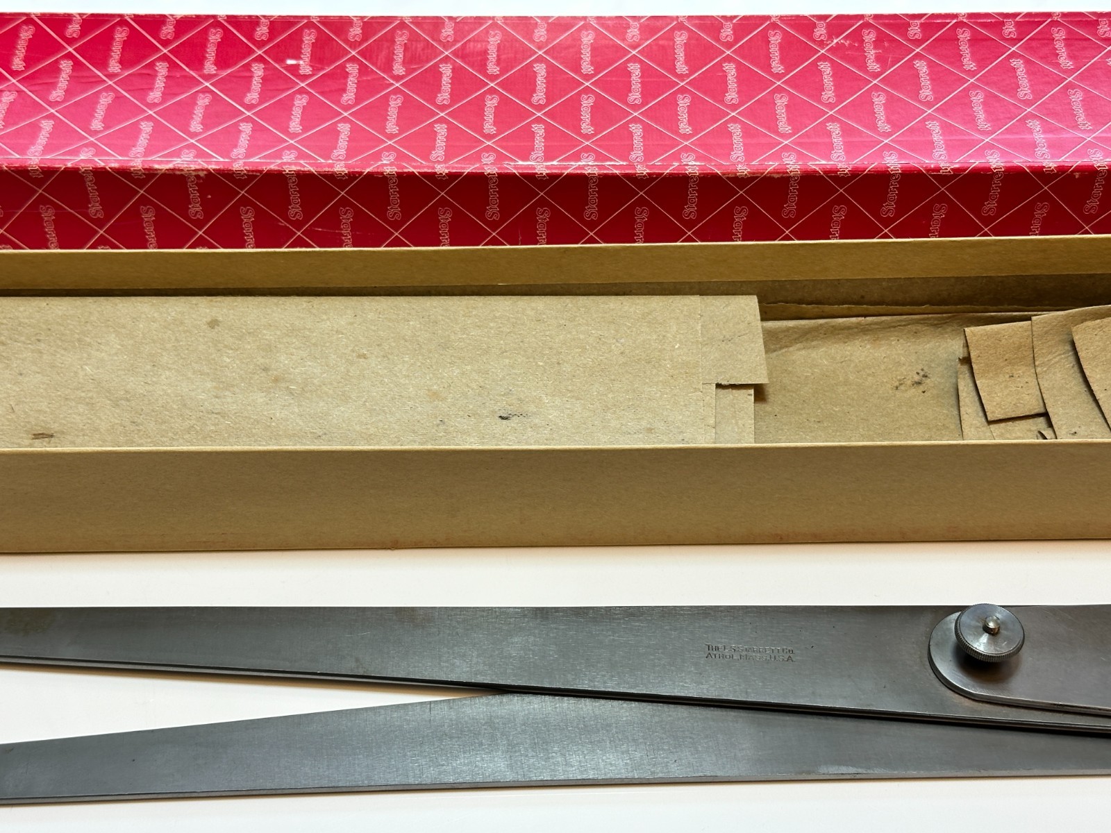 NEW Starrett Tools USA No. 39 (EDP 50259) LOCK Joint Inside Caliper 18” Long