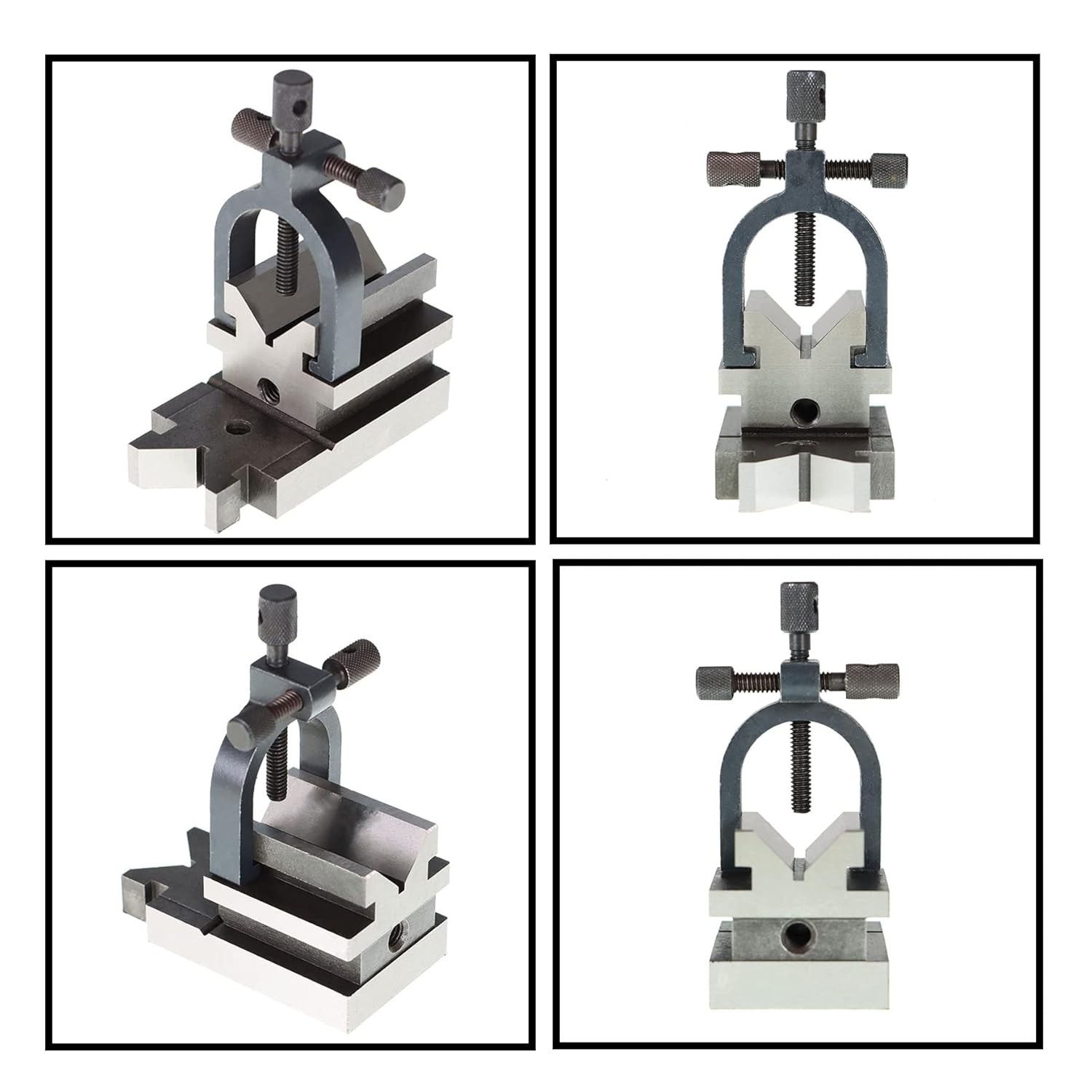 waltyotur V-Block Hardened Steel Full Angle Fixtures Accurate to 0.0003 Inch for