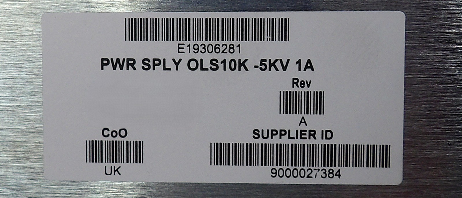 OLS10K HiTek Power OLS10K-502-58 Power Supply AMAT E19306281 Working Surplus