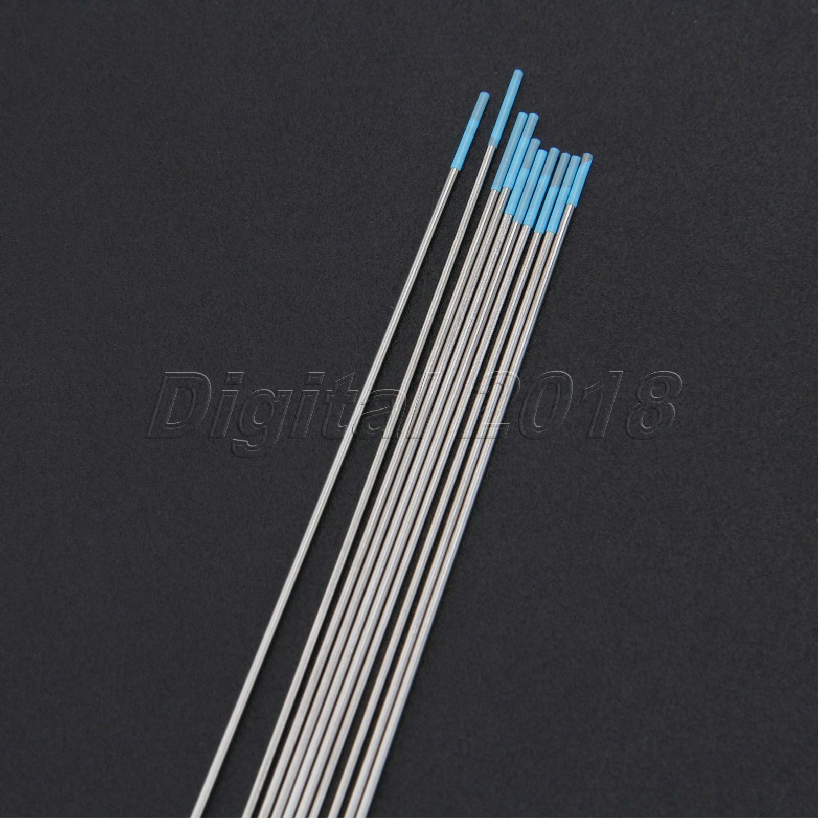10Pcs WL20 2% Lanthanated Sky Blue TIG Welding Tungsten Electrode 1.0mm x 150mm