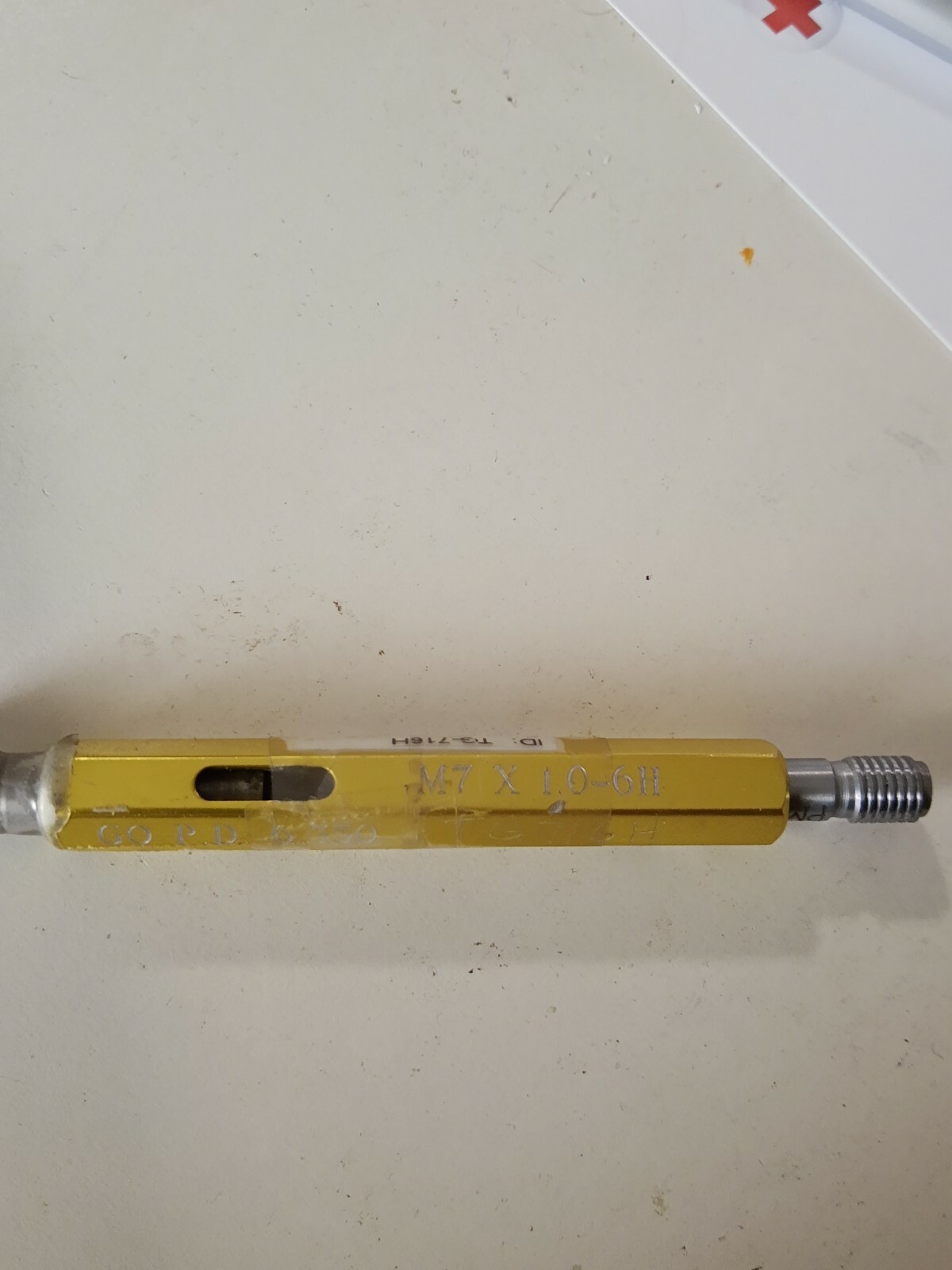 M7- 1.0-6H Plug Gauge Go/No Go PD’s: 6.350- 6.500