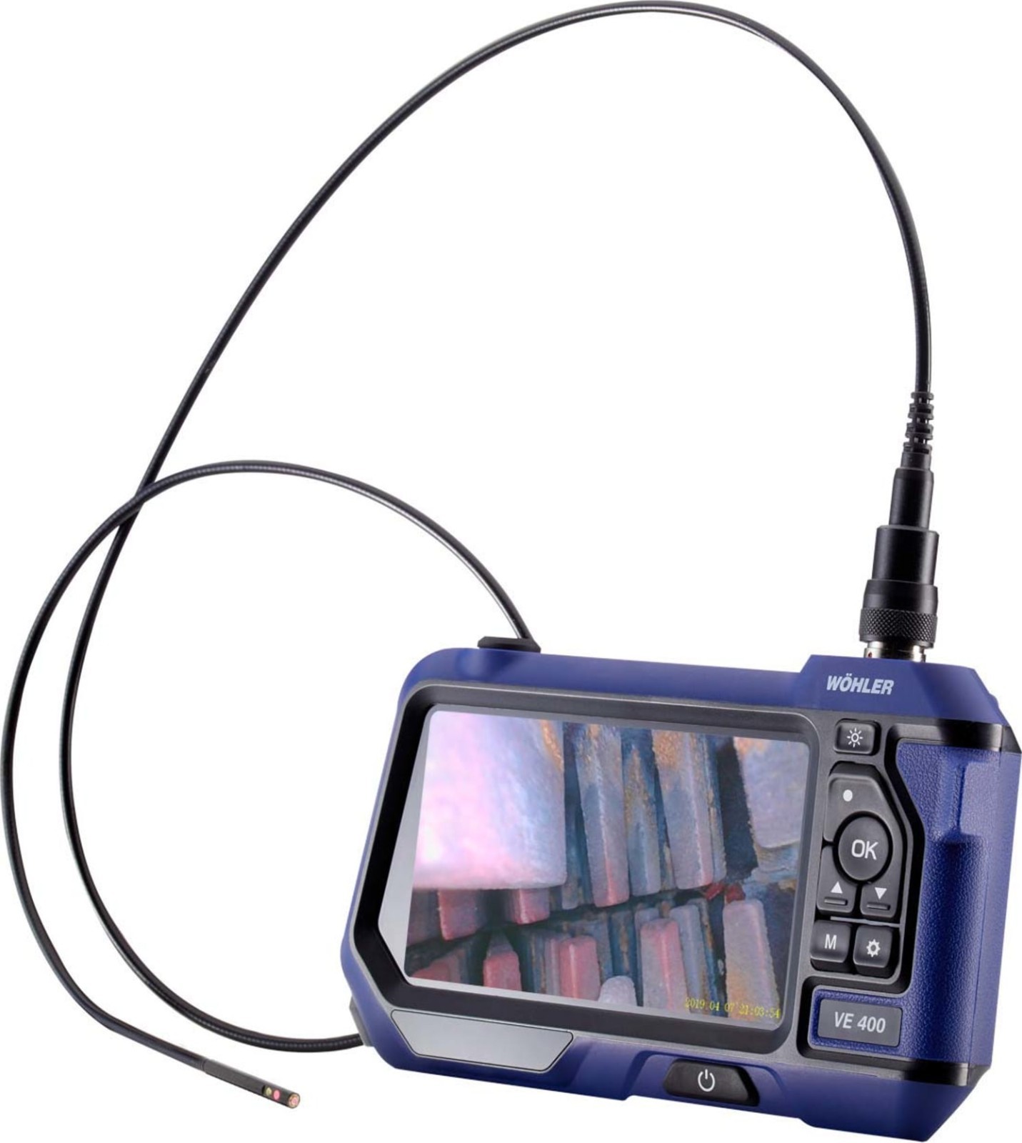 Wöhler VE 400 HD Video Endoscope Borescope Inspection Camera 0.22 Probe 6920 New