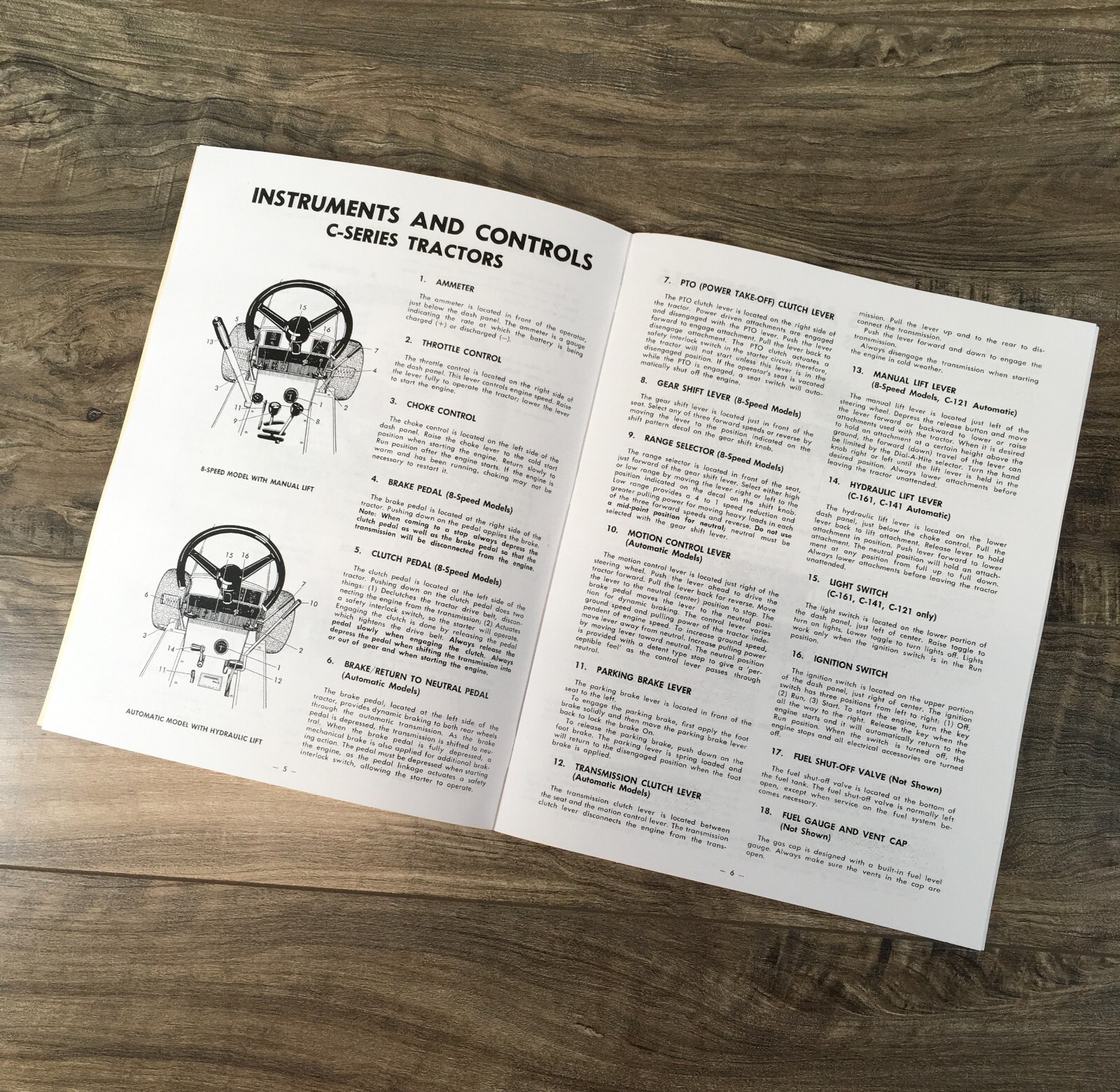 Wheel Horse C-101 C-121 C-141 Garden Tractor Lawn Mower Operators Owners Manual