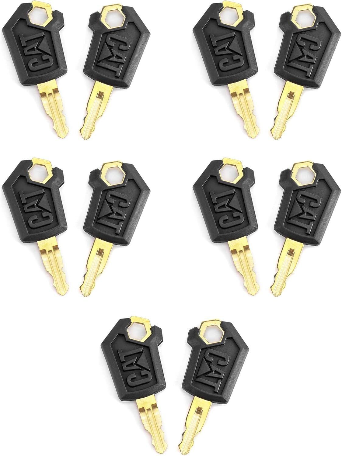 NEW 10PCS CAT Caterpillar 5P-8500 Heavy Equipment Ignition Keys 5P8500 Excavator